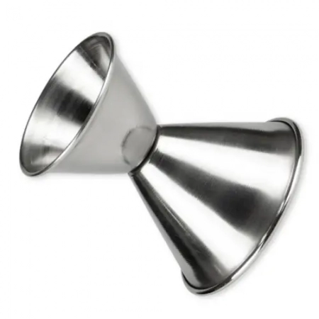 Spill-Stop 100-11 Jigger 1/2 oz x 1 oz Stainless Steel Set of 12