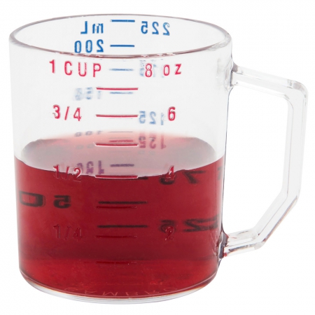 Cambro Camwear® 1 cup Clear Polycarbonate Measuring Cup